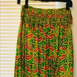 African Print Maxi Skirt!